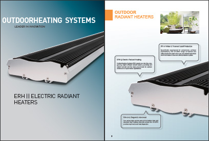 electric strip heaters, ERH radiant heaers